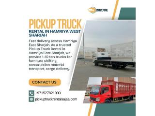 ???? Pickup Truck Rental in Hamriya west, Sharjah - Call Us Today! +971527821900