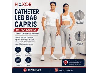 Catheter Leg Bag Capris for Men & Women – Comfortable Adaptive Wear