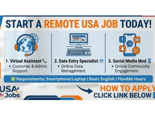 ???? Work From Home USA: Easy Remote Jobs with Flexible Hours (Immediate Start)