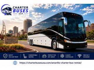 Amarillo Texas Coach Bus Rental for Comfortable Group Travel