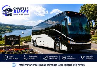 Affordable Group Charter Bus Transportation in Finger Lakes