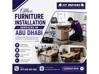 Office Furniture Installation Services in Abu Dhabi