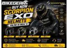 Buy Now Scorpion Exo Helmets Online in India