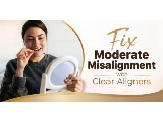 Fix Moderate Misalignment with Clear Aligners