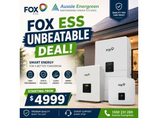FOX ESS Home Battery Systems – Smart Energy Storage from $4,999
