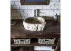 Beautiful Stone Basins by The Stone Sink Company Collection
