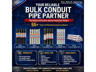 Trusted Bulk Conduit Pipe Supplier for Builders & Infrastructure Projects