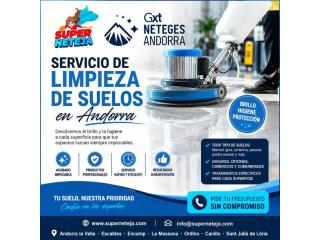 Super Neteja: Expertos en Servicio de limpieza de suelos en Andorra