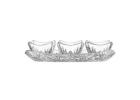 Crystal Appetizer Server Square 4 Piece Crystal Favors for Weddings
