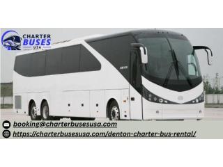 Affordable Charter Bus Rental in Denton, TX