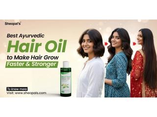 Best Ayurvedic Hair Oil for Hair Growth, Strength, and Shine
