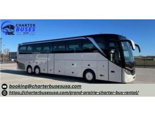 Affordable Charter Bus Rental in Grand Prairie, TX
