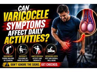 Can Varicocele Symptoms Affect Daily Activities?