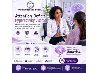 ADHD Treatment Services in Maryland for Better Daily Focus