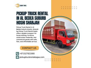 ???? Pickup Truck Rental in Al Bedea Suburb Hoshi, Sharjah - Call Us Today! +971527821900