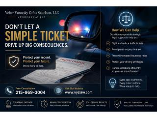 Traffic Ticket Lawyer Philadelphia Free Consultation