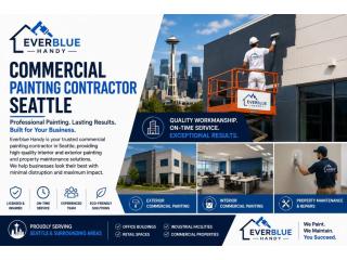Commercial Painting Contractor Seattle | Expert Painting Solutions by Everblue Handy