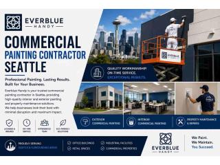 Commercial Painting Contractor Seattle | Expert Painting Solutions by Everblue Handy