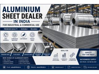 Aluminium Sheet Dealer in India for Industrial & Commercial Use