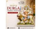 Premium Durga Marble Statue for Home Mandir
