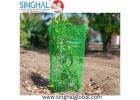 Sturdy Plastic Tree Guard Shields Tender Bark