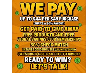 WE BUILD YOUR DOWNLINE!