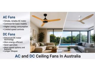 AC and DC Ceiling Fans In Australia