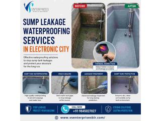 Sump Leakage Waterproofing Services in Electronic City