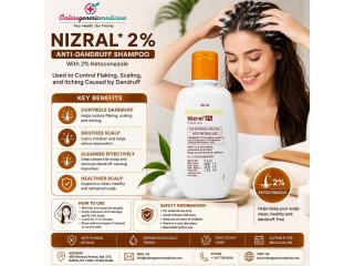 Nizoral Anti-Dandruff Shampoo 2% Ketoconazole 50ml | Dandruff Care | Online Generic Medicine