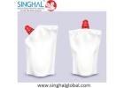 Lightweight Flexible Liquid Containers With Spout Pouch