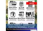 Personalized Sports Stamp – Custom Baseball Address Stamp