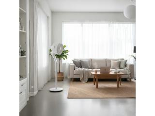 Bora Pedestal Fan Featuring Feather Touch Controls