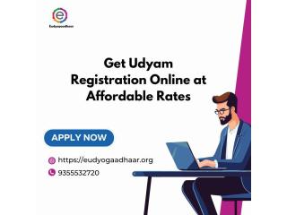 Get Udyam Registration Online at Affordable Rates