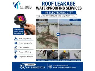 Roof leakage waterproofing services in Electronic city