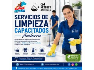 Super Neteja: Expertos en servicios de limpieza capacitados Andorra