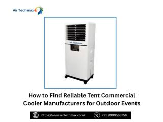 Tent Commercial Cooler Manufacturers