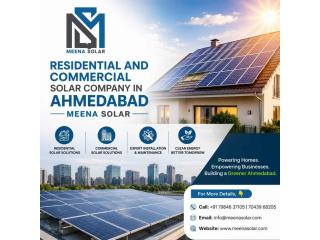 Residential and Commercial Solar Company in Ahmedabad - Meena Solar