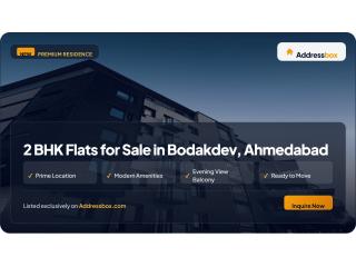 2 BHK Flats for Sale in Bodakdev, Ahmedabad | Addressbox