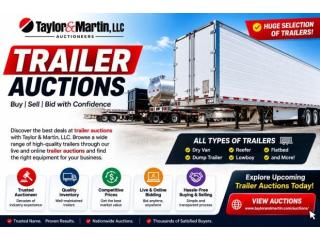 Explore Quality Equipment at Trusted Trailer Auctions