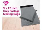 Buy 9 x 12 Inch Grey Postage Mailing Bags