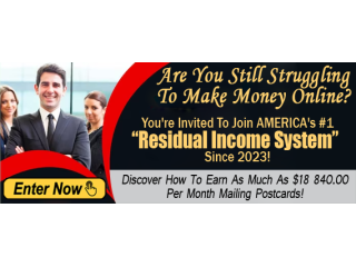 Earn $100s Even $1,000s Weekly Mailing Postcards!