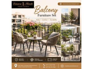 Premium Balcony Furniture Set Collections by Leisure and Shade