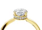 Shop Elegant Oval Gold Engagement Ring – Find Yours Today!