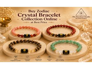 Buy Zodiac Crystal Bracelet Collection Online at Best Price | The Stardust Studio