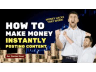 Post Content. Learn the System. Get Paid Daily.