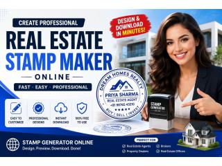 Real Estate Stamp Maker Online | Stamp Generator Online