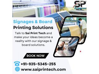 Signages & Board Solutions for Clear Visual Communication
