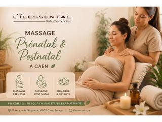 Massage prénatal Caen pour un temps de détente