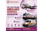At Air Ambulance Service in Dibrugarh, Get Medical Transport without Any Discomfort