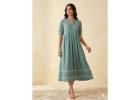 Buy Embroidery Midi Dress Online with Stylish Designs for Every Celebration